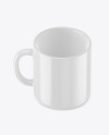 Glossy Coffee Cup Mockup