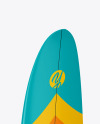 Surfboard Mockup - Left Side View