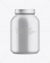 4.59LB Protein Jar with Shrink Label Mockup - Free Download Images High