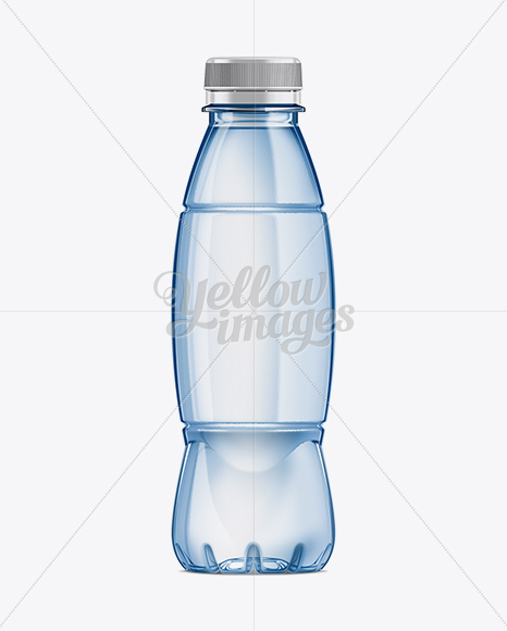 500ml Plastic Water Bottle Mockup