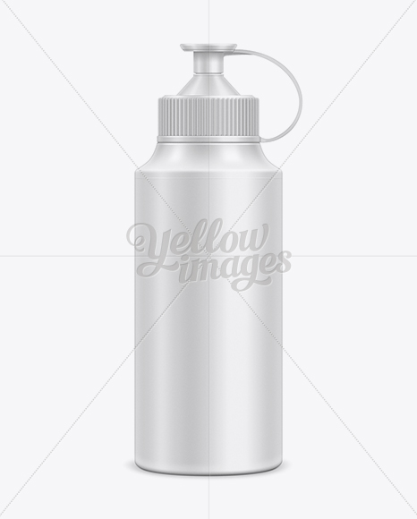 300g Mustard Bottle Mockup