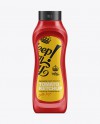 500g Ketchup Bottle Mockup