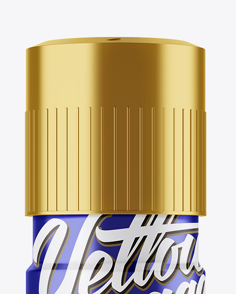 Metallic Plastic Deodorant Mockup