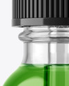 Clear Glass E-Liquid Bottle Mockup