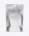 Metallic Stand Up Pouch with Zipper Mockup