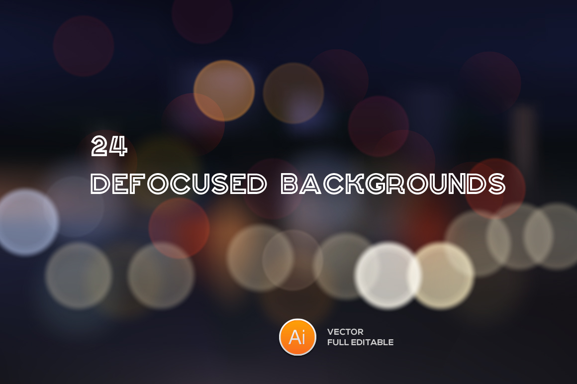 Defocused Backgrounds 24 Vectors