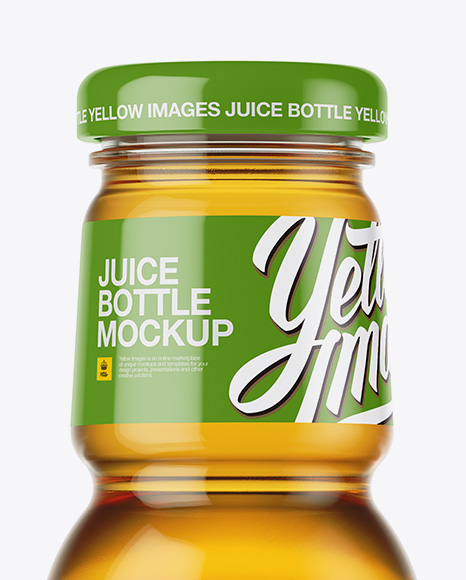 Apple Juice Bottle Mockup