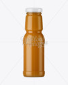 Carrot Juice Bottle Mockup