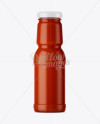 Tomato Juice Bottle Mockup