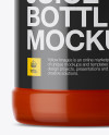 Tomato Juice Bottle Mockup