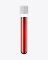 Blood Test Tube Mockup