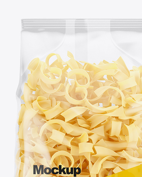 Tagliatelle Pasta Mockup - Front View