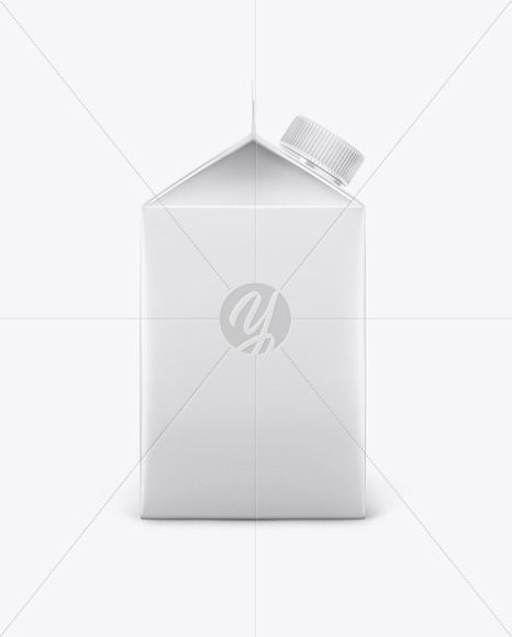 Carton Dairy Packaging Mockup - Side View