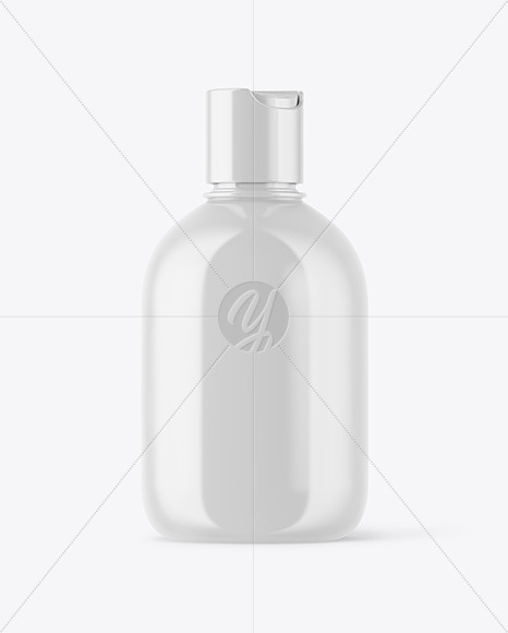 Glossy Plastic Bottle Mockup