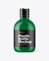 Glossy Plastic Bottle Mockup