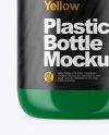 Glossy Plastic Bottle Mockup