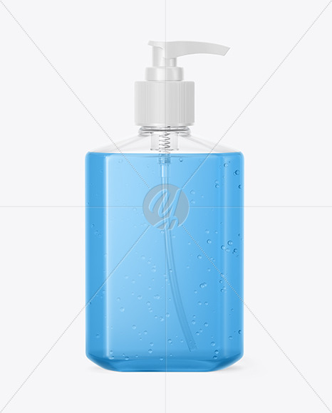 Hand Sanitizer Bottle Mockup