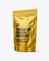 Metallic Stand-up Pouch Mockup