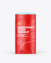 Opened Plastic Deodorant Stick Mockup