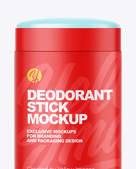 Opened Plastic Deodorant Stick Mockup