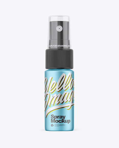 Matte Metallic Spray Bottle Mockup - Matte+Metallic+Spray+Bottle+Mockup+|+Exclusive+Mockups