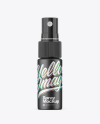 Matte Metallic Spray Bottle Mockup