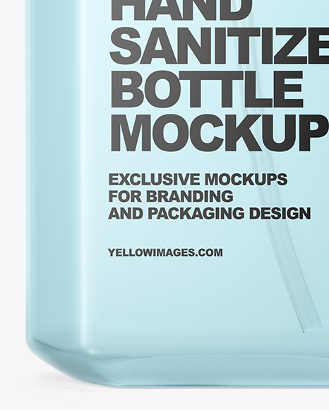 Hand Sanitizer Bottle Mockup