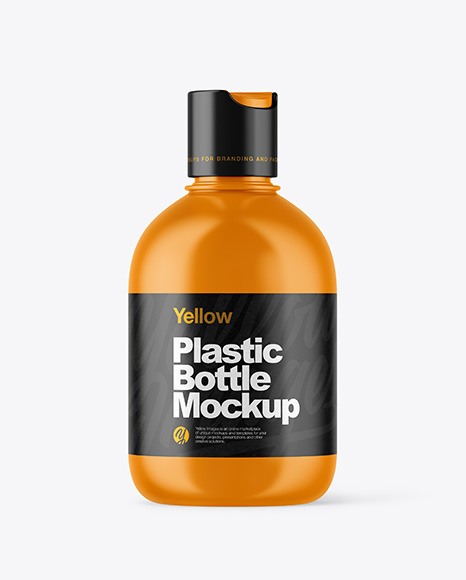 Matte Plastic Bottle Mockup - Liquid+liquidsoap