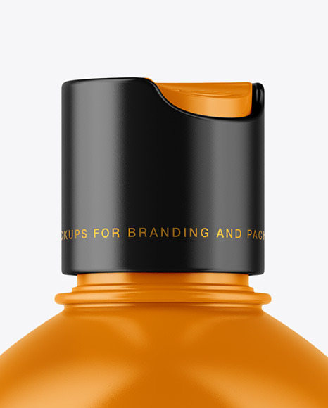 Matte Plastic Bottle Mockup