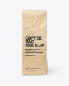 Kraft Coffee Bag Mockup