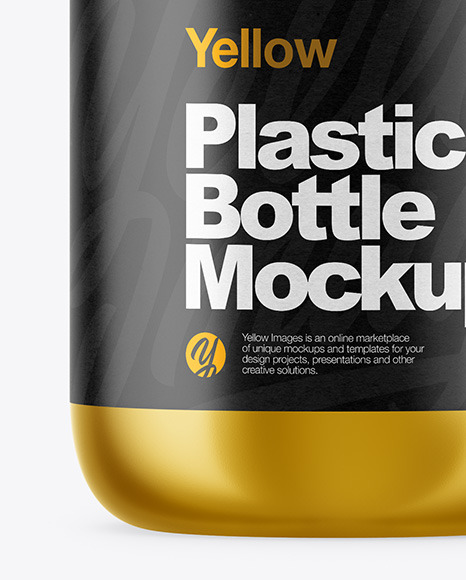 Metallic Bottle Mockup