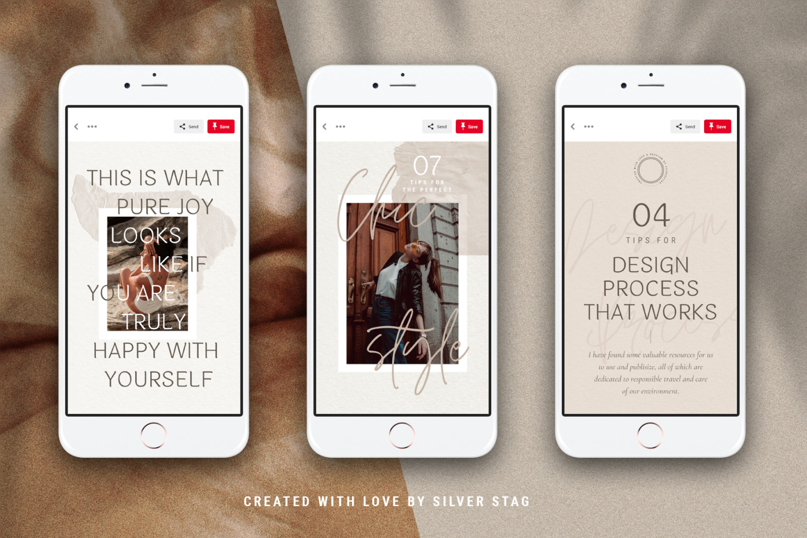 Elodie - Canva Pinterest Post Templates