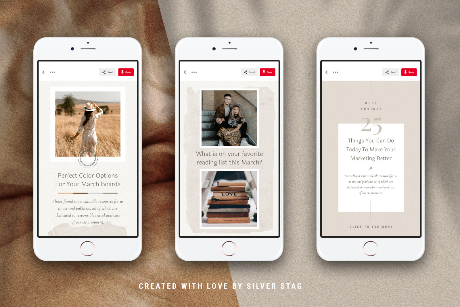 Elodie - Canva Pinterest Post Templates