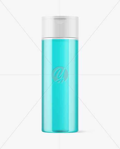 Clear Plastic Bottle Mockup