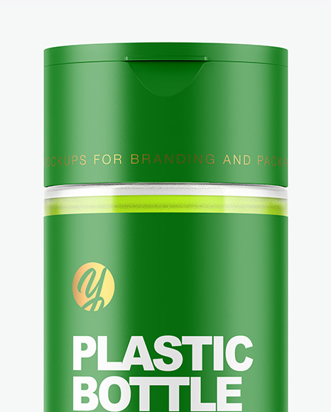 Clear Plastic Bottle Mockup