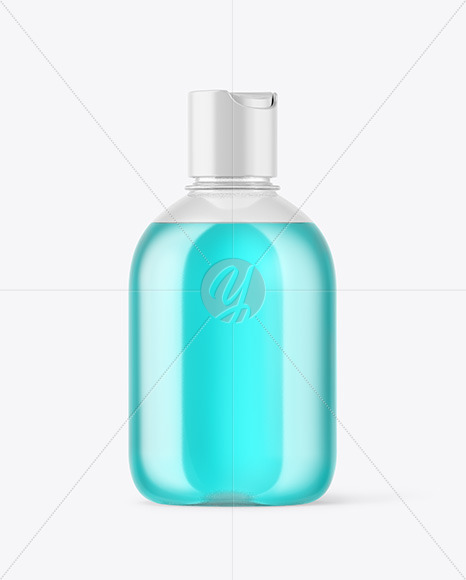 Clear Plastic Bottle Mockup
