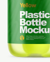 Clear Plastic Bottle Mockup