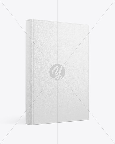 Hardcover Book w/ Leather Cover Mockup