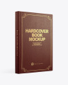 Hardcover Book w/ Leather Cover Mockup