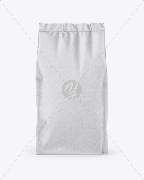 Kraft Stand-Up Bag Mockup - Front View