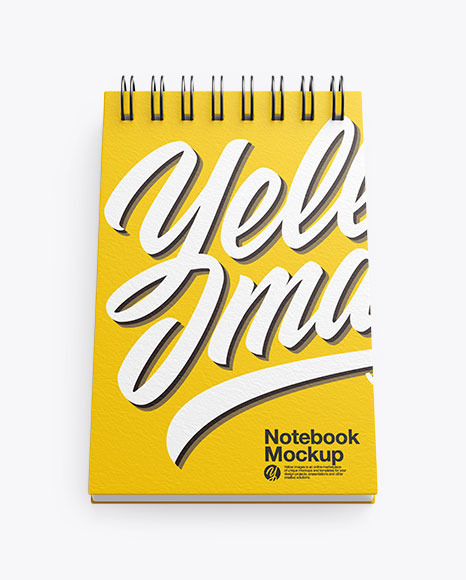 Textured Notebook Mockup