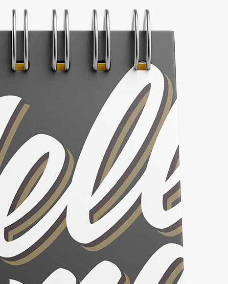 Glossy Notebook Mockup