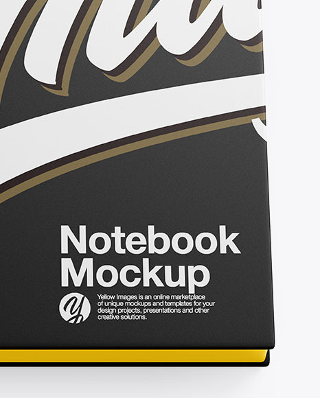 Glossy Notebook Mockup