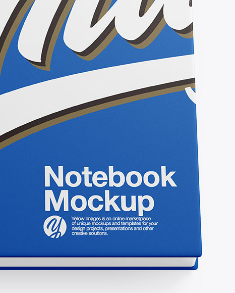 Glossy Notebook Mockup