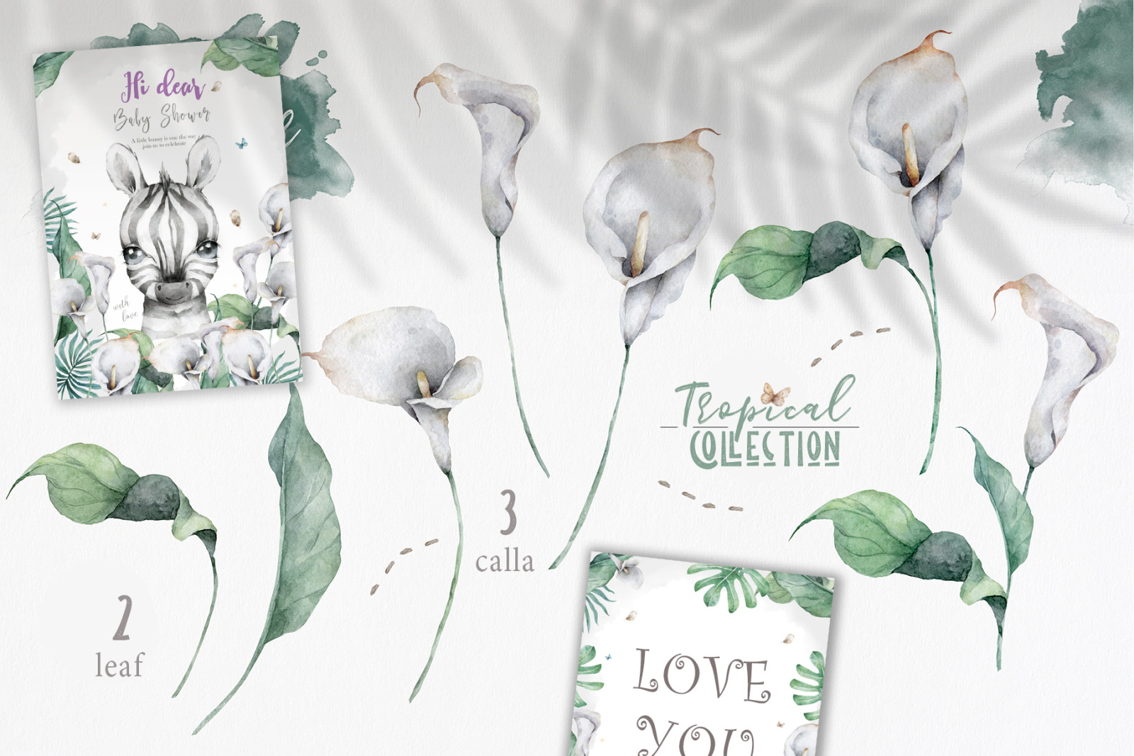 Cute Zebras Watercolor Jungle Cute Zebras Watercolor Jungle
