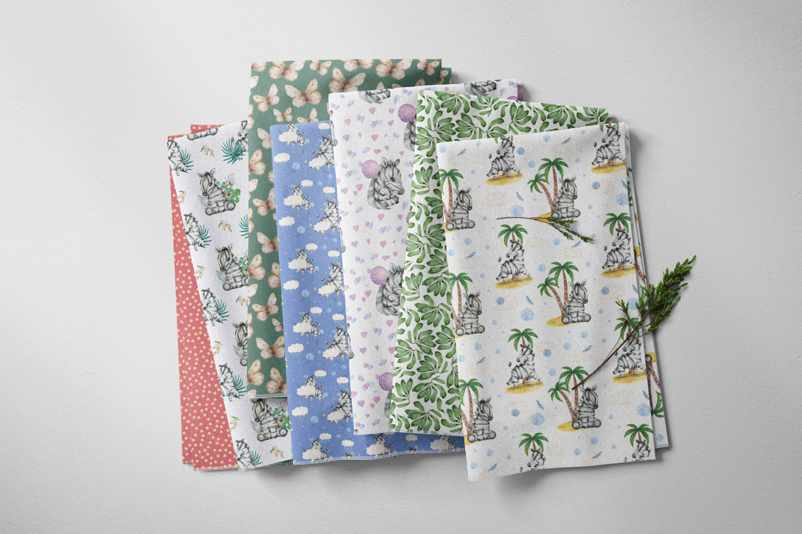 Cute Zebras Watercolor Jungle Cute Zebras Watercolor Jungle