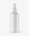 Matte Spray Bottle Mockup