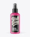 Matte Spray Bottle Mockup Matte Spray Bottle Mockup