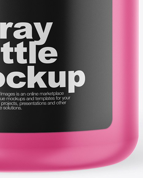 Matte Spray Bottle Mockup Matte Spray Bottle Mockup