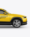 Compact Crossover SUV Mockup - Side View